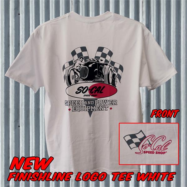 SO-CAL Finish Line SO-CAL Logo T-Shirt - White