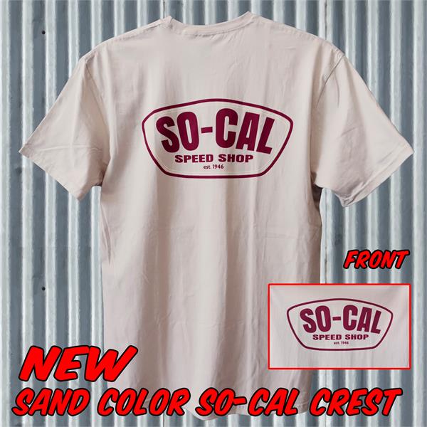 SO-CAL Crest T-Shirt - Sand