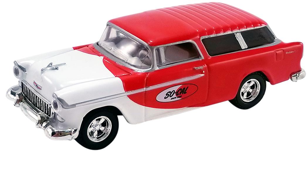 1:64 Scale So-Cal Speed Shop 1955 Chevrolet Bel Air Nomad Diecast Model GL-51340